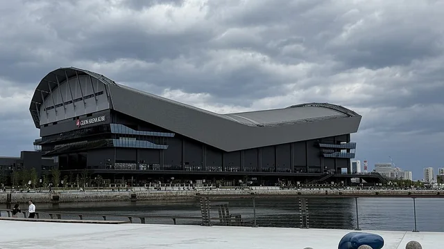 GLION ARENA KOBEの外観（2025年撮影）