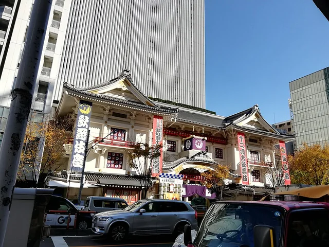 歌舞伎座の外観（2022年撮影）