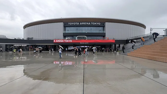 TOYOTA ARENA TOKYOの外観（2025年撮影）