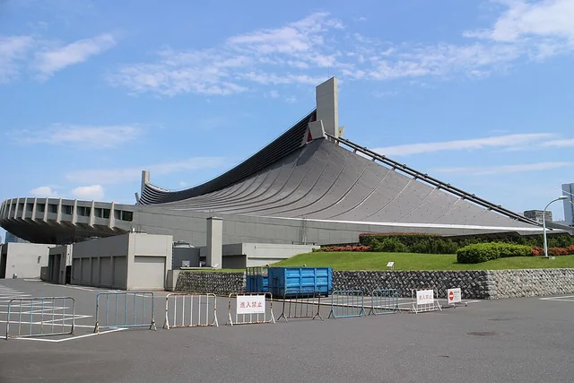 国立代々木競技場 第一体育館の外観（2020年撮影）